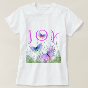 Camiseta Mariposas Volando Alegría de la Primavera de las C