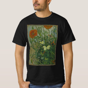 Camiseta Mariposas y amapolas por Vincent van Gogh