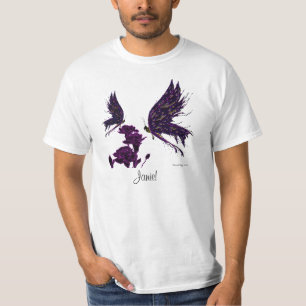 Camiseta Mariposas y claveles