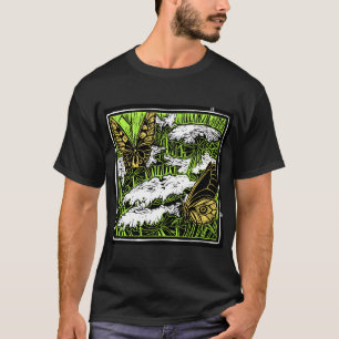 Camiseta Mariposas y encaje de la Reina Ana