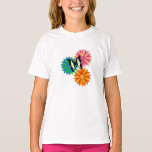 Camiseta Mariposas y Flores