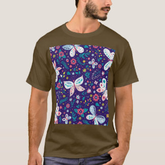 Camiseta Mariposas y flores 2