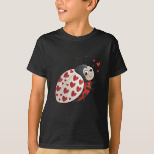 Camiseta mariquita de dibujos animados linda