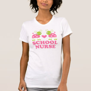 Camiseta Mariquita del regalo de la enfermera de la escuela