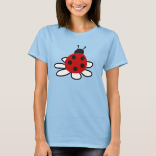 Camiseta Mariquita en un lirio