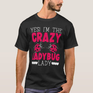 Camiseta Mariquita Entomología Insectos Atrapando Bicho Caz