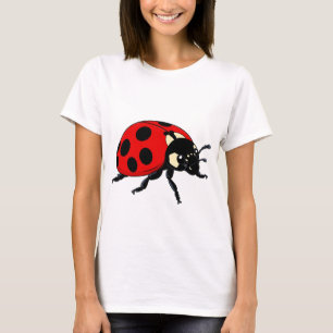 Camiseta Mariquita Roja de Dibujos Animados Personaje Insec