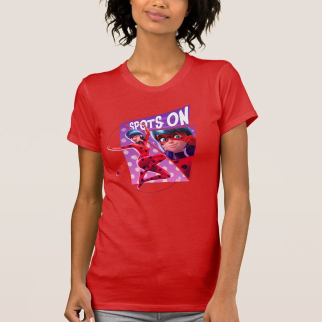 Camiseta Mariquita | Spots On Purple Graphic (Anverso)