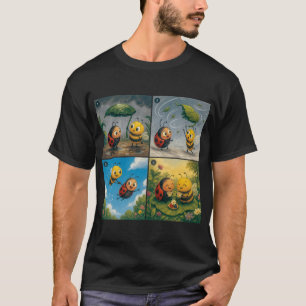 Camiseta  Mariquita y abeja: Una nueva amistad