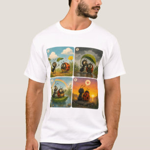 Camiseta Mariquita y hormiga: Una nueva amistad