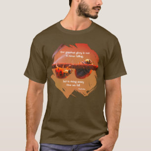 Camiseta Mariquitas Actitud Cita Inspiradora de Confucio
