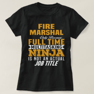Camiseta Mariscal de bomberos