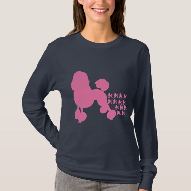 Camiseta Mariscas De Mariscos Rosados De La Marina Mantiene (Anverso)