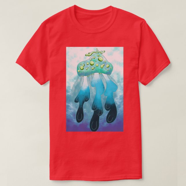 Camiseta Mariscas en el océano (Diseño del anverso)