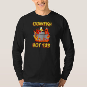 Camiseta Marisco divertido Louisiana Crawfish Hervir Tub ca