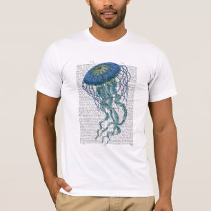 Camiseta Mariscos azules