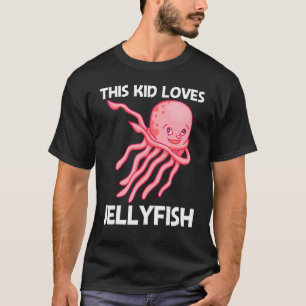Camiseta Mariscos Cutos Para Niños Jellyfish Animal