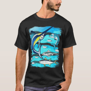 Camiseta Mariscos de agua salada Atlante Mahi Tuna Kingfing