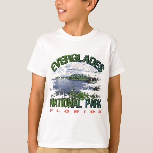 Camiseta Marismas parque nacional, la Florida (Anverso)