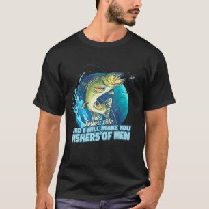 Camiseta Mark 117 Verse Christian Discipleship Fishers Of M
