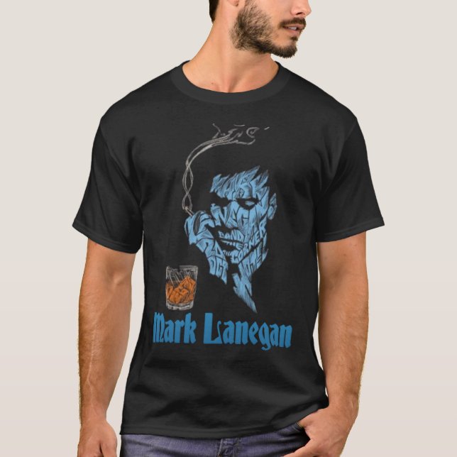 Camiseta Mark Lanegan, QEPD Mark Lanegan    (Anverso)