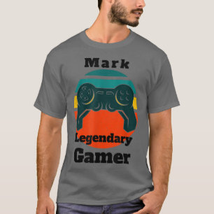 Camiseta Mark Legendary Gamer Video Game Player Controller