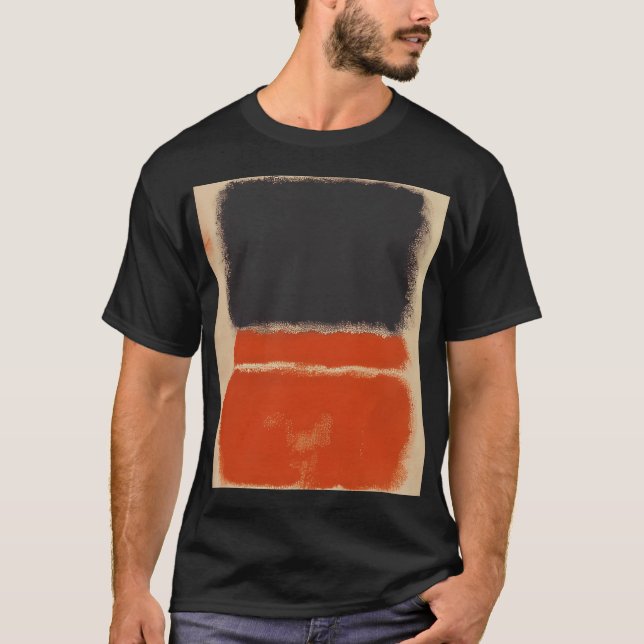 Camiseta Mark Rothko Red 1968 By Mark Rothko (Anverso)