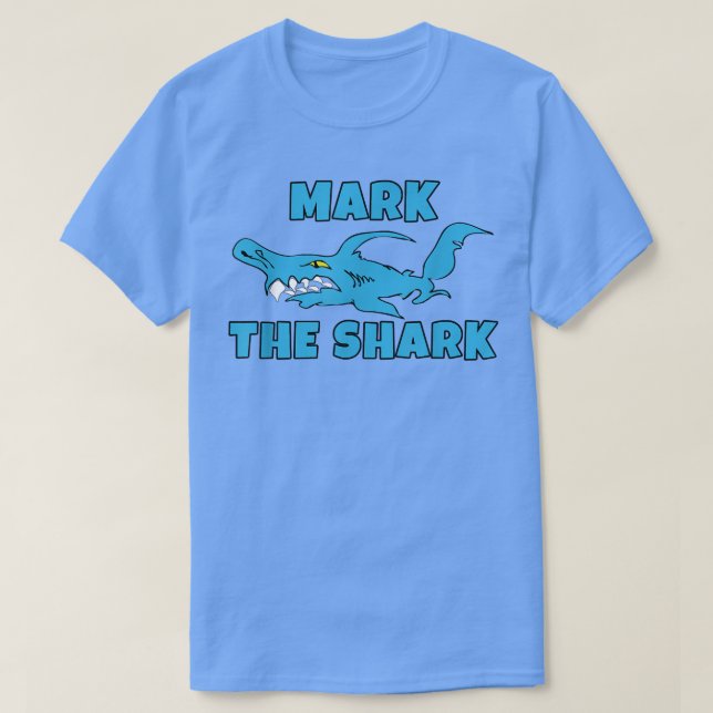 Camiseta Mark The Shark (Diseño del anverso)