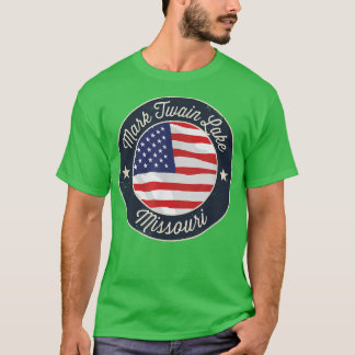 Camiseta Mark Twain Lake - Patriotic Missouri Souvenir T-Sh