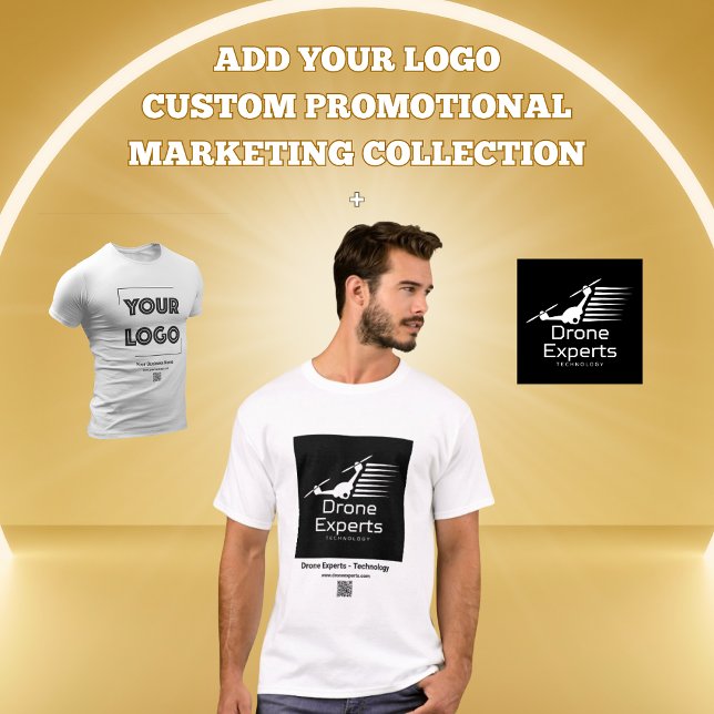Camiseta Marketing comercial de su Personalizado de logotip (Subido por el creador)