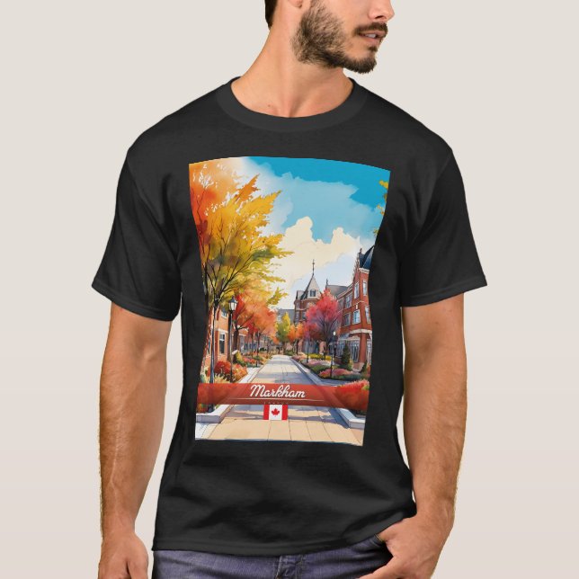 Camiseta Markham Canada Travel (Anverso)