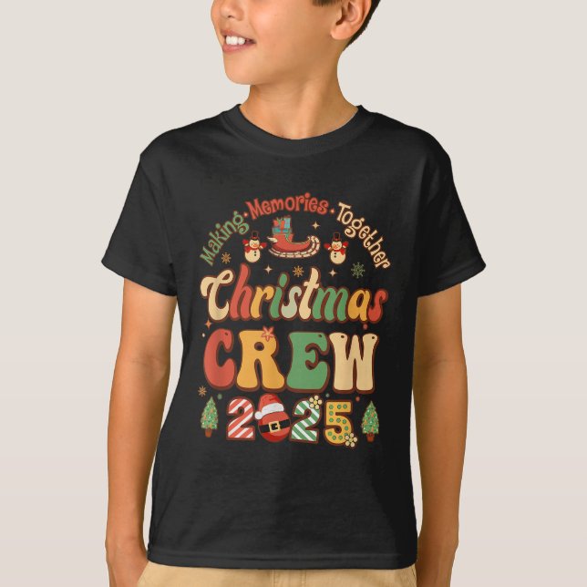 Camiseta Marking Together Matching Family Christmas Crew 20 (Anverso)