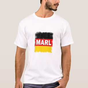 Camiseta Marl - Alemania con bandera alemana