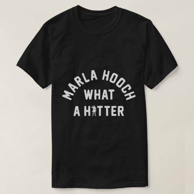 Camiseta Marla Hooch Qué golpe. (Diseño del anverso)