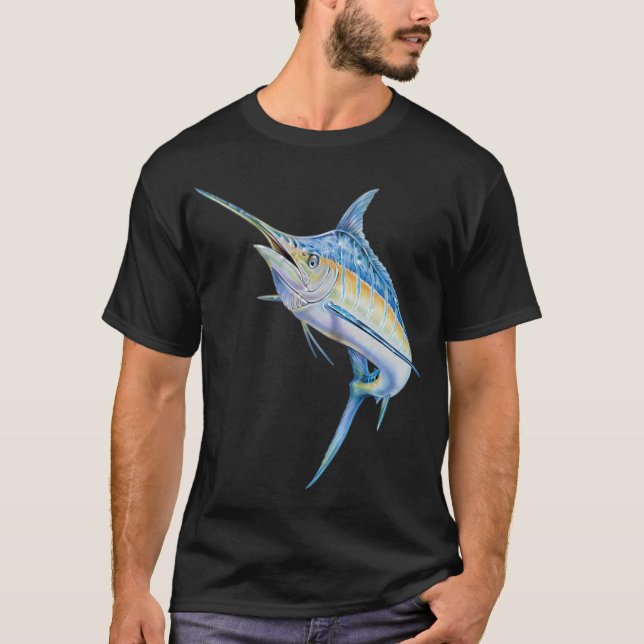 Camiseta Marlín Azul (Anverso)