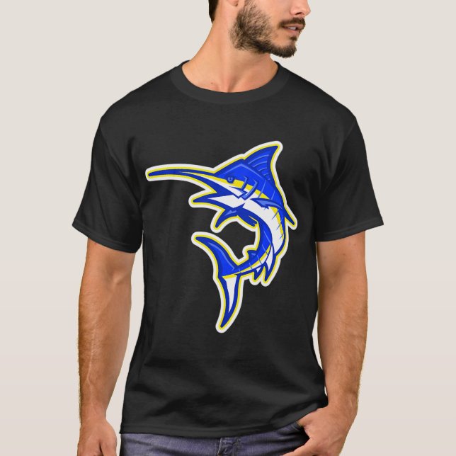 Camiseta Marlín Azul (Anverso)