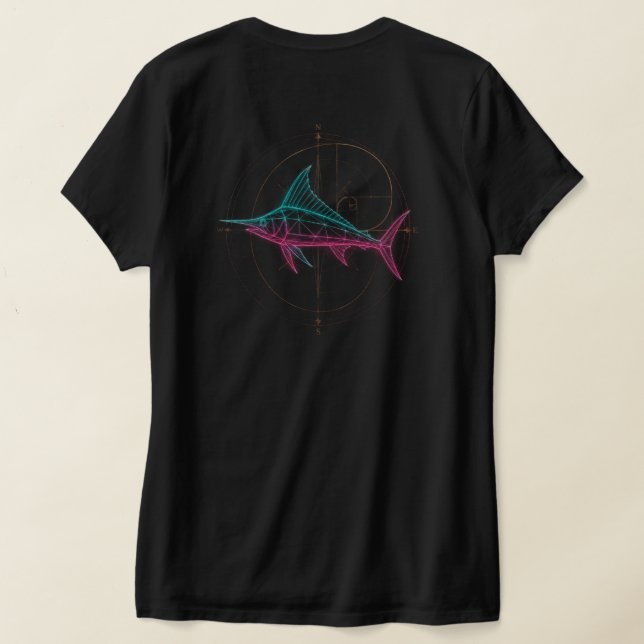 Camiseta Marlín Geométrico (Distribución Reverso )