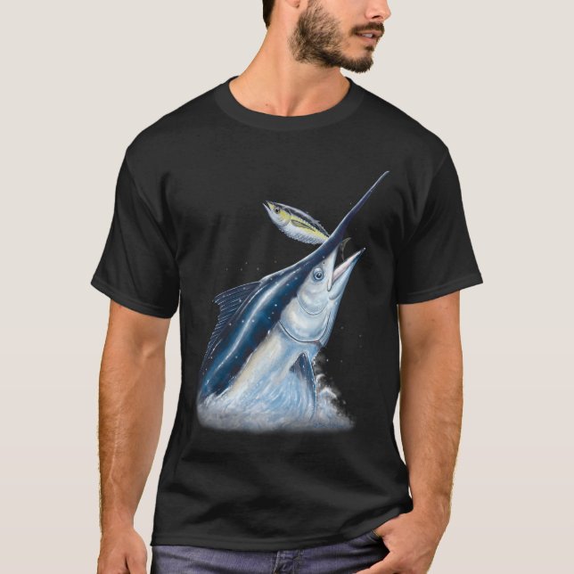 Camiseta Marlín negro y atún (Anverso)