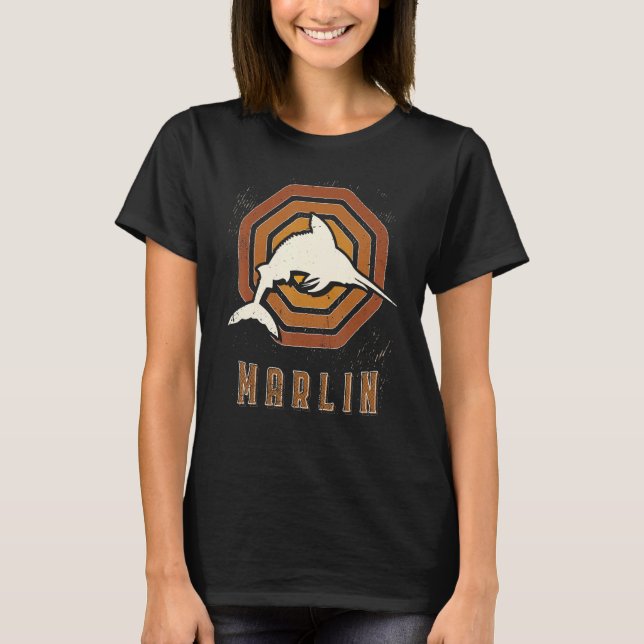 Camiseta Marlin Vintage Retro Classic Animal Love (Anverso)