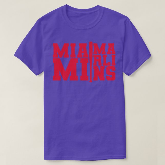Camiseta Marlins (Diseño del anverso)