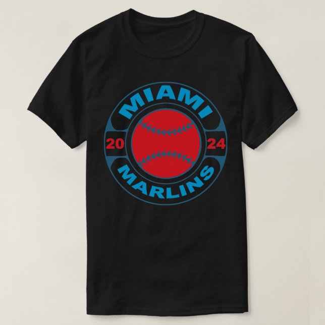 Camiseta Marlins Baseball 2024 TShirt TShirt (Diseño del anverso)