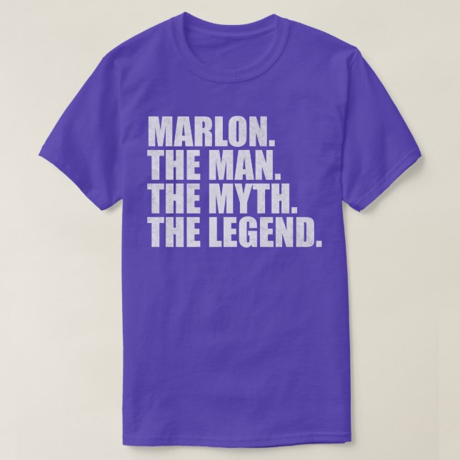 Camiseta MarlonMarlon Nombre Marlon (Diseño del anverso)