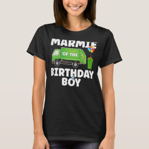 Camiseta Marmie Del Reciclaje Del Tema De La Basura Del Niñ
