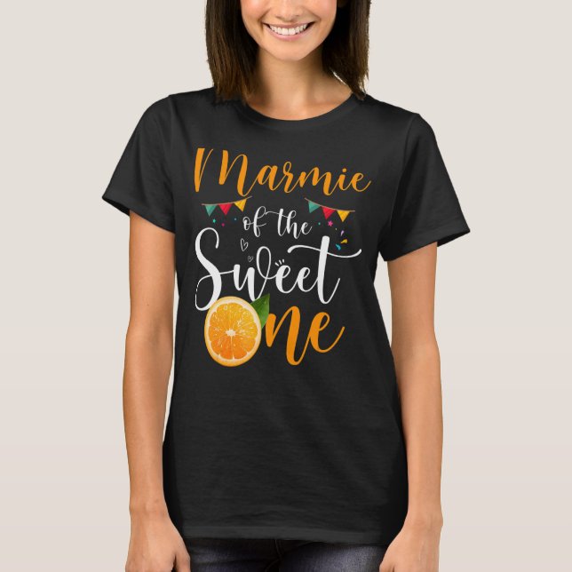 Camiseta Marmie Of The Sweet One First Birthday Family Nara (Anverso)