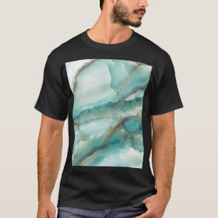 Camiseta Mármol Multicolor: Efecto sólo de vidrio.