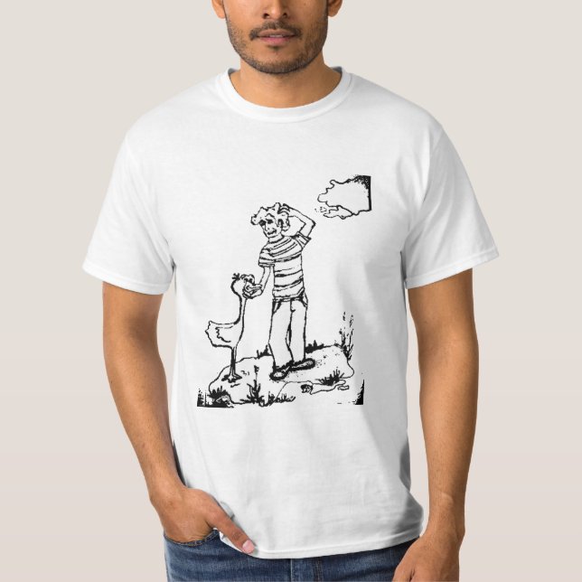 Camiseta Mármoles y el pato (Anverso)