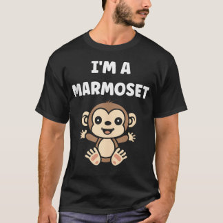 Camiseta Marmosetas Pequeñas Mono Animales Divertido Soy Un