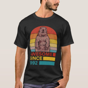 Camiseta Marmot 1992 Cumpleaños Marmot Retro Sunset