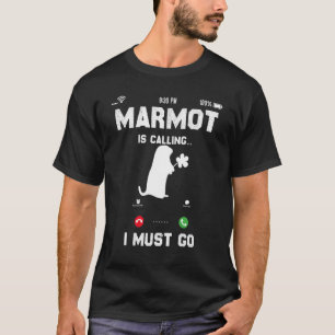 Camiseta Marmot Está Llamando Debo Ir Fundadosamente Pantal