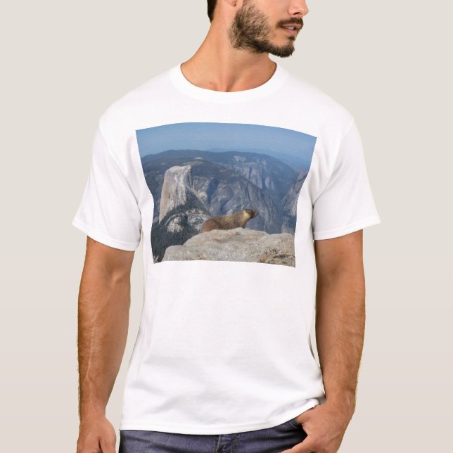 Camiseta Marmot sobrepasando media doma de las nubes - Yo (Anverso)